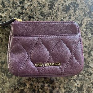 Vera Bradley Leather Wallet/Coin Purse